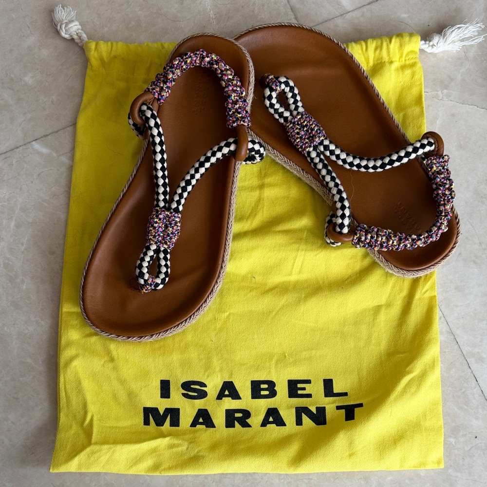 Isabel Marant Gypso Espadrille Sandal sz EU 37